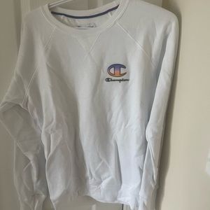 White Champion sweatshirt size medium